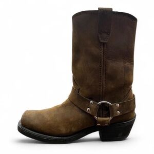 Womens Durango Leather Harness Biker Boots size 8.5 M